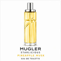 Mugler Starlicious Pineapple Musk Eau de Toilette bottle on white background