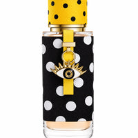 Carolina Herrera Fearless & Fabulous Dot Drama Edition Eau de Parfum bottle on white background