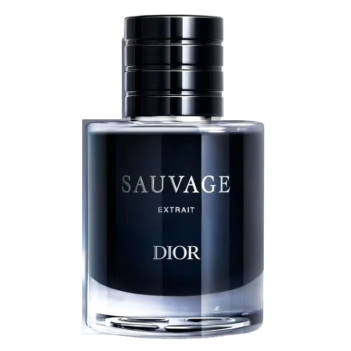 Dior Sauvage Extrait bottle on white background