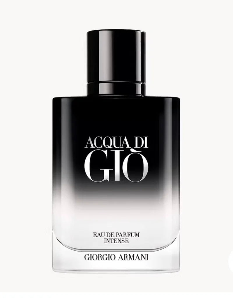 Giorgio Armani Acqua di Gio Eau de Parfum Intense bottle on white background