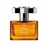 Kajal Topaz Eau de Parfum bottle on white background